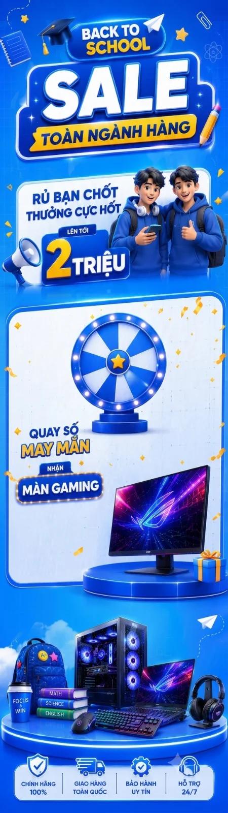 Banner khuyến mãi sườn phải