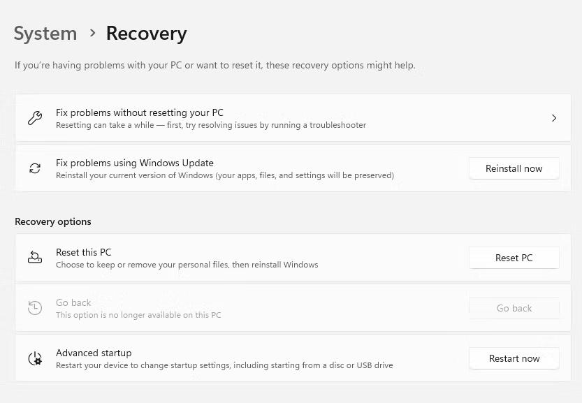 Hướng Dẫn Cài Đặt Lại Windows 11 Nhanh Chóng Bằng Công Cụ Khôi Phục Windows Update