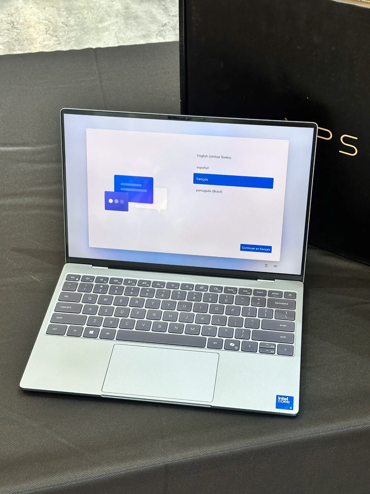 Laptop Dell XPS 13 DX13260- DX3C5376W1 (Intel Core 5 320 | 16GB | 512GB | Intel Graphics | 13.4 inch 2.5K | Cảm ứng | Win 11  | Sky)